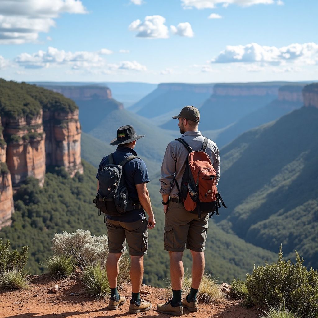 Active Adventures Australia founders in Blue Mountains