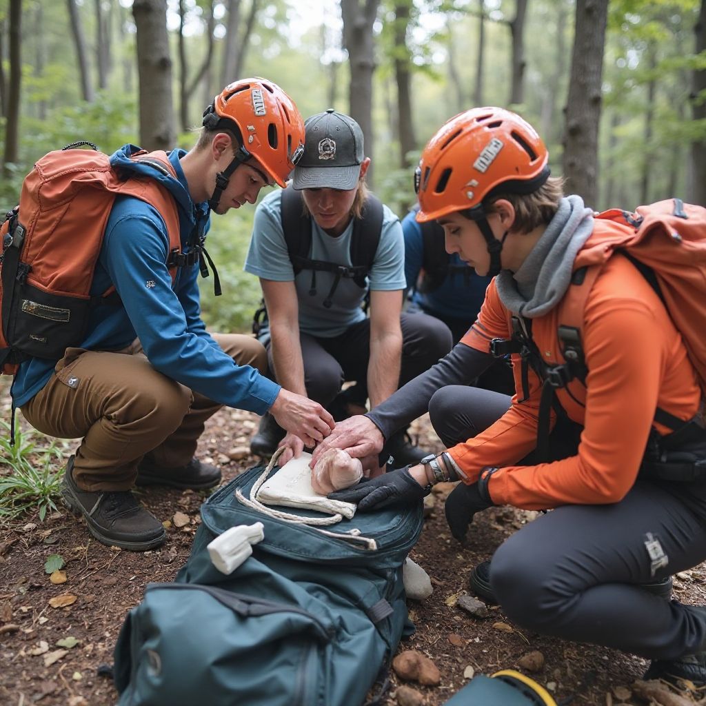 Guide training safety procedures