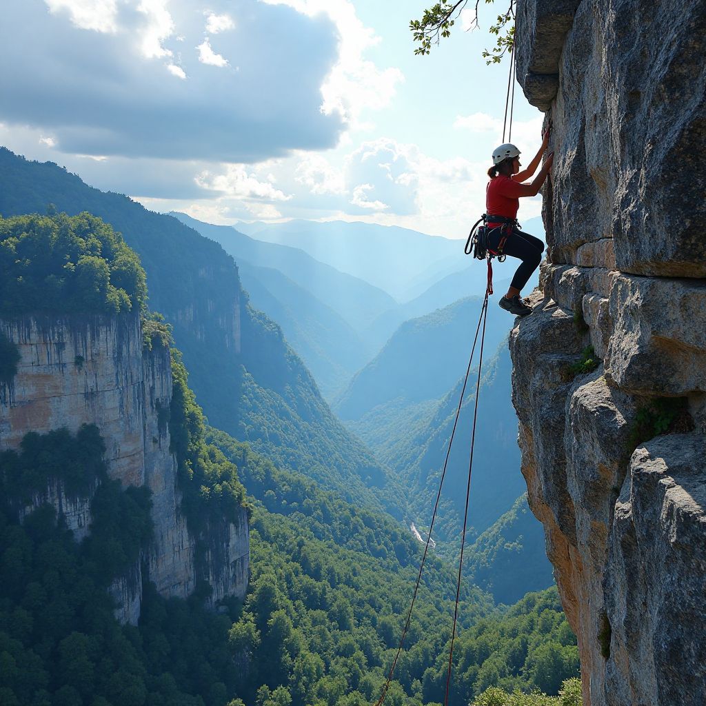 Rock climbing in Blue Mountains